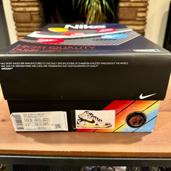 Nike Dunk High 1985 SP “Black Acid Wash” / Sz. 10.5 / VNDS - Picture 7 of 7